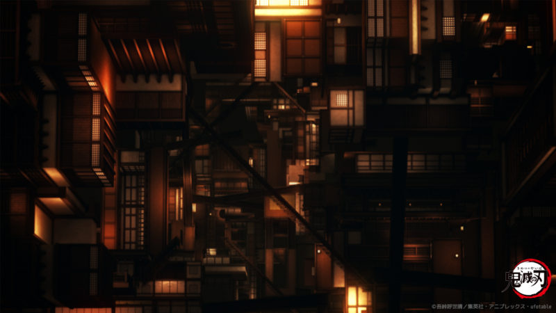 TVアニメ「鬼滅の刃」無限城 背景